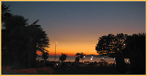 English Bay At Dusk in Vancouver